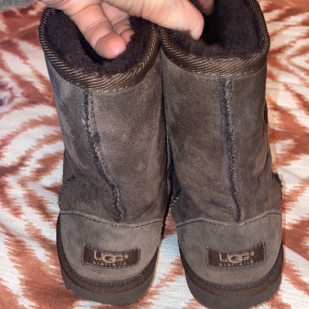 Ugg Classic Short Boots Brown Shearling 5 - Picture 3 of 8